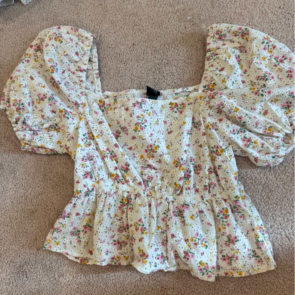 Cute Floral Top